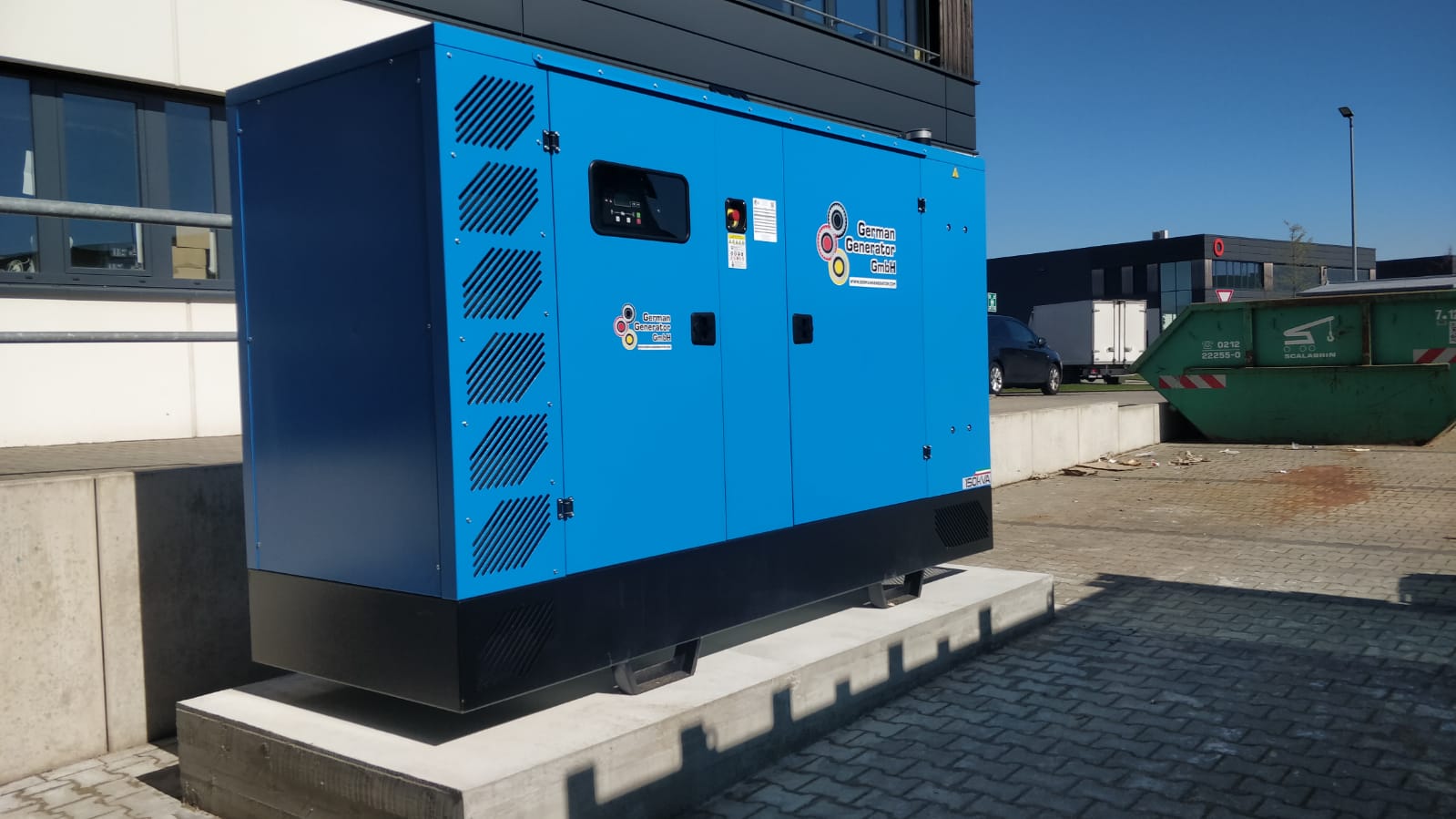 Soundproofed generator set 160 kVA with FPT-IVECO diesel engine and Stamford alternator